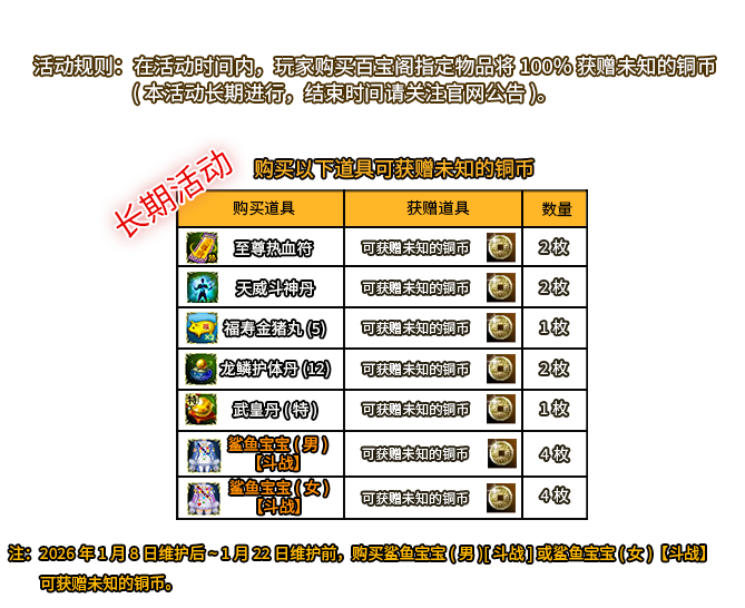 本周活动详情-2026年1月16日